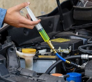 LeakFinder Dye Syringe Injection