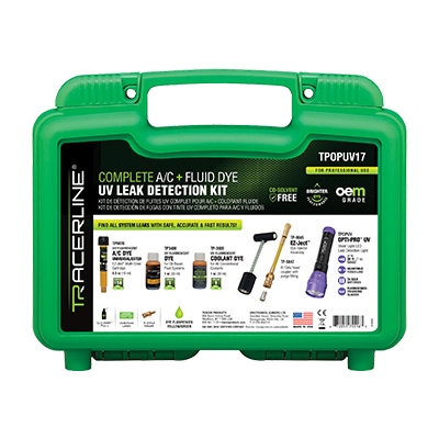 TPOP17 Complete A/C and Fluid Dye UV Leak Detection Kit
