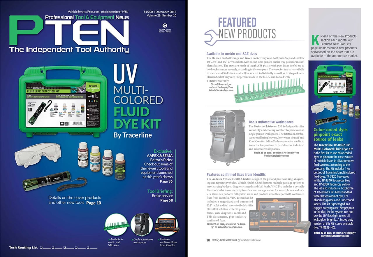 Kit de colorant UV et torche colorant détection de fuite  radiateur/tuyau/tuyau d