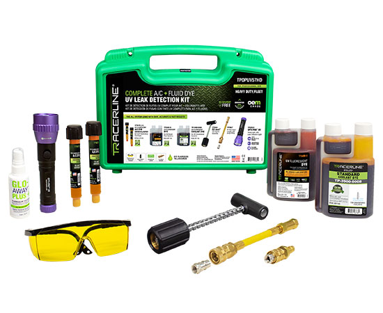 Heavy Duty Complete AC Fluid Dye UV Leak Detection Kit Tracerproducts Com