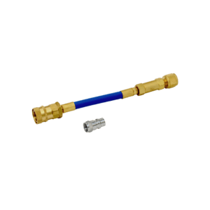 TP12 R-1234yf 8 in. (20cm) hose/coupler with purge fitting (fits BigEZ™ injector assembly)