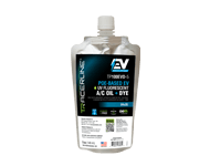 Sachet en aluminium de 148 ml (5 oz) Huile de climatisation à base de POE avec colorant fluorescent pour véhicules électriques
