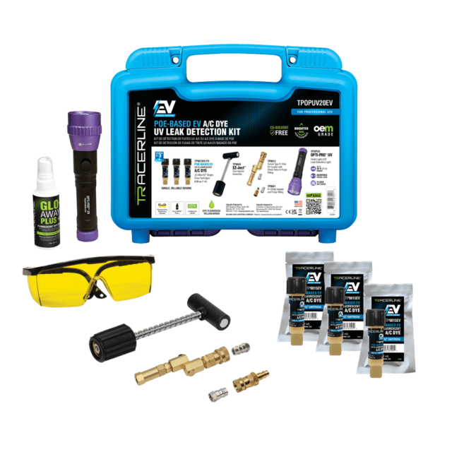 Fluorescent Leak Detection Kit for Electric Vehicles TPOPUV20EV from Tracerline