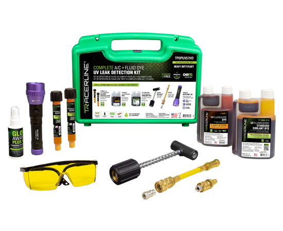 Heavy Duty Complete AC Fluid Dye UV Leak Detection Kit