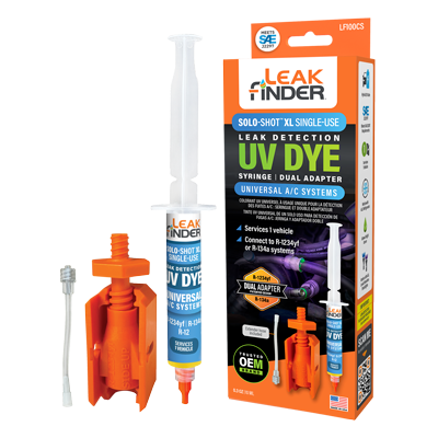 LeakFinder SOLO-SHOT XL Universal A/C Dye Injection Kit